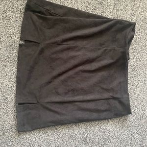 Velvet material pencil skirt